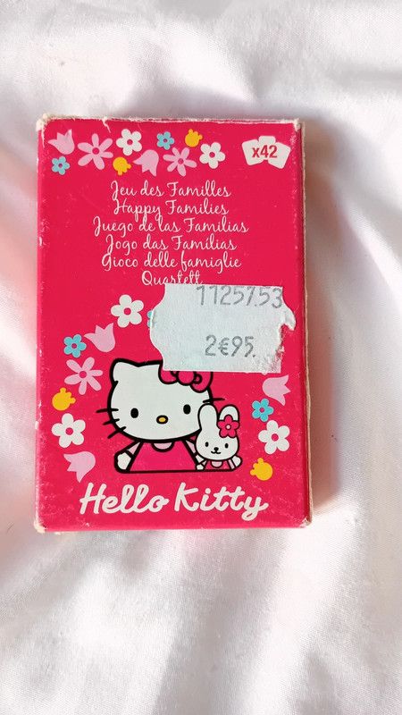 jeu de 7 familles hello kitty
