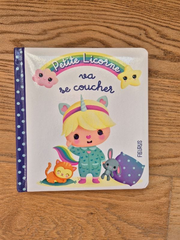 Livre petite licorne va se coucher