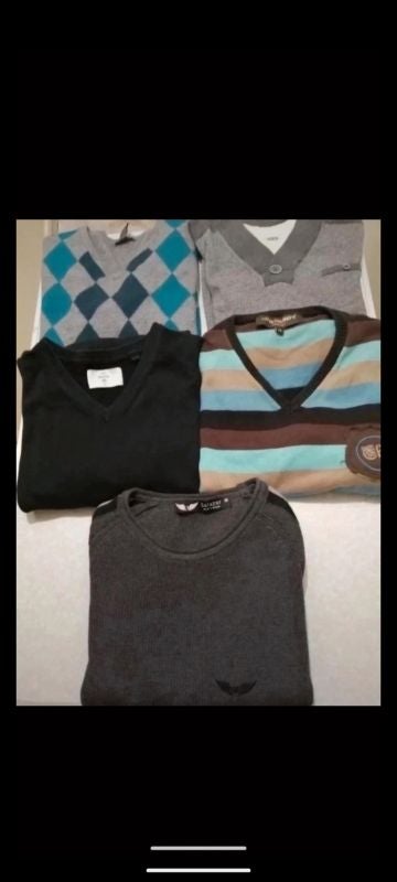 Lot de 5 pulls hiver. Taille M