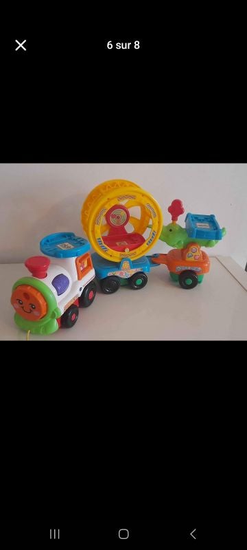 Train Tutut + son hamster acrobate qui chante