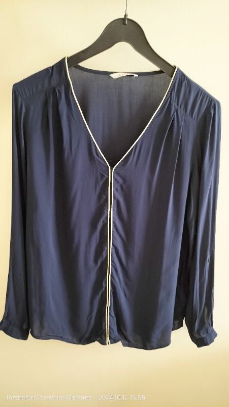 Blouse femme marine
