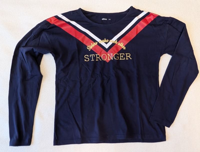 tee shirt fille manches longues