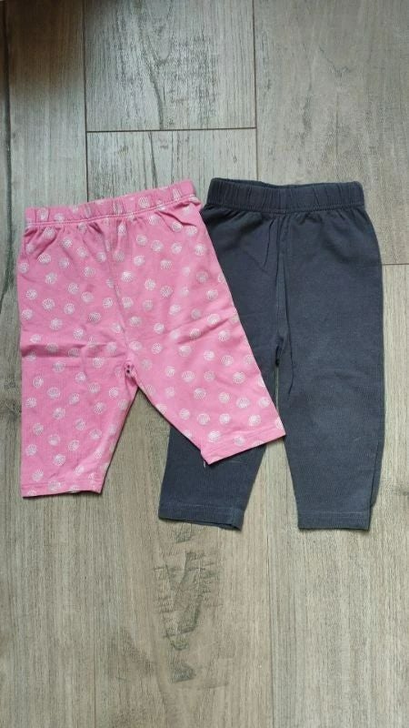 Lot 2 leggings 12 mois
