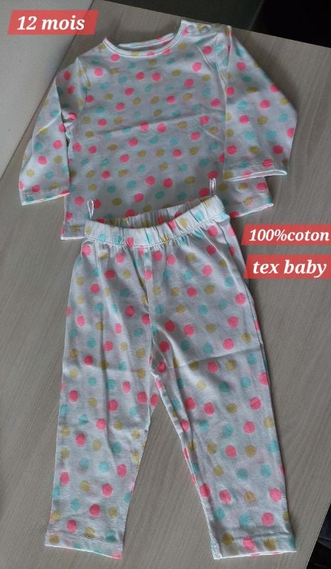 Pyjama fille 12mois