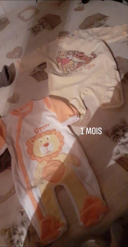 Pyjamas mixte 1 mois