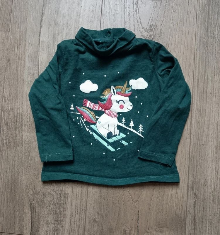 Col roulé licorne 9 mois