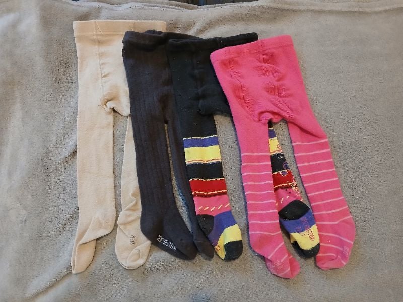 Lot de 4 collants en 17/18