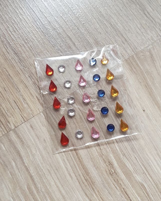 Strass Brillants Multicolores Pour Le Visage et le corps