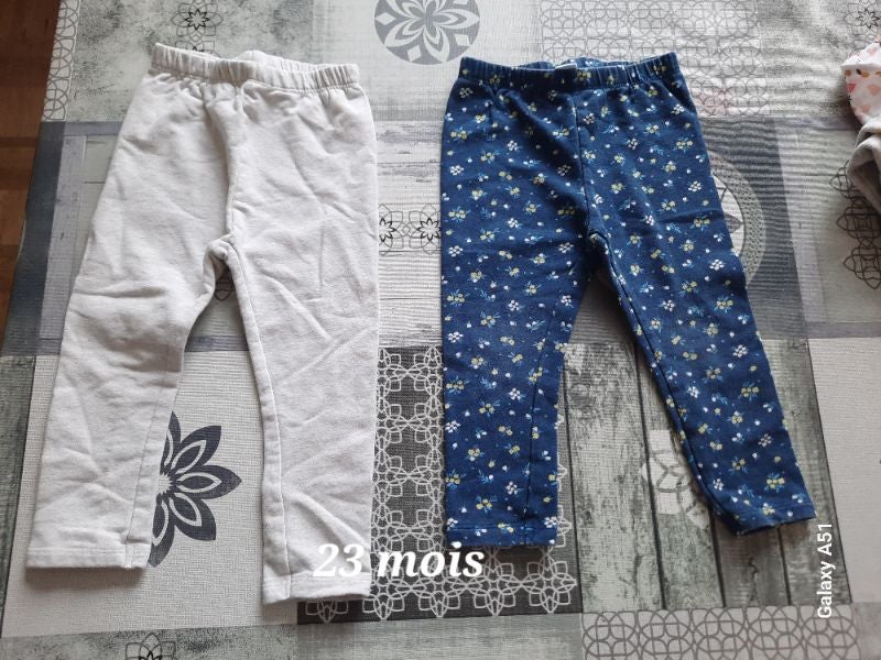lot legging 23 mois fille