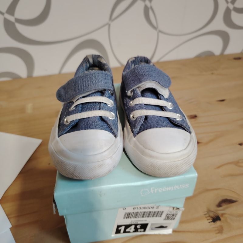 Basket bleu jean