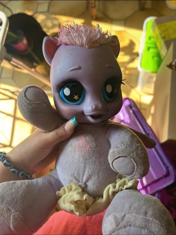 Peluche MyLittlePony bébé violet