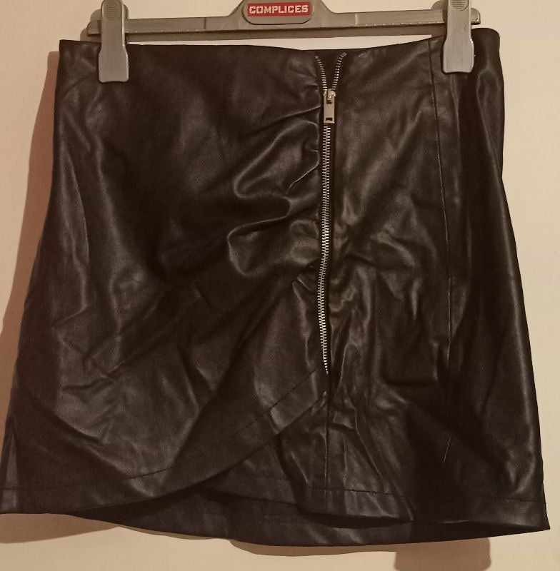 Jupe simili cuir Kiabi M
