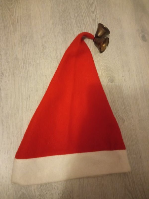 Déguisement Bonnet de Père Noël avec Clochette