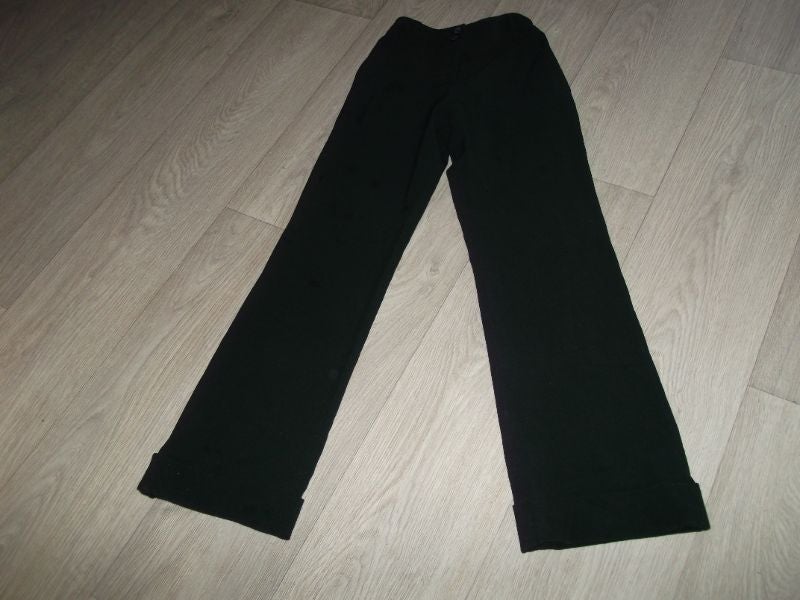 Pantalon CAPRICE DE FILLE noir habillé taille 12 ans TBE