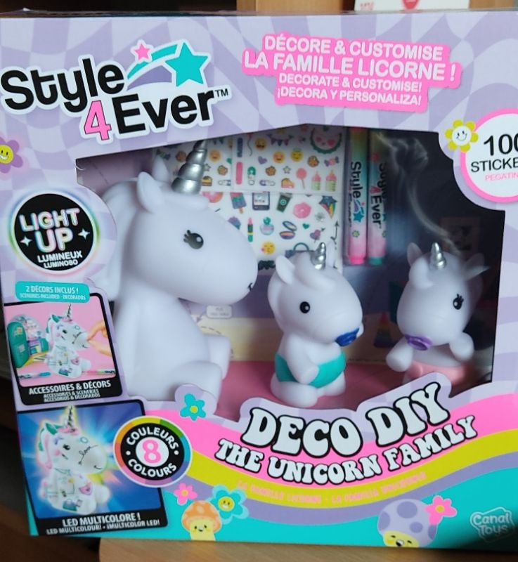 Pack Licorne à décorer Style4ever neuf