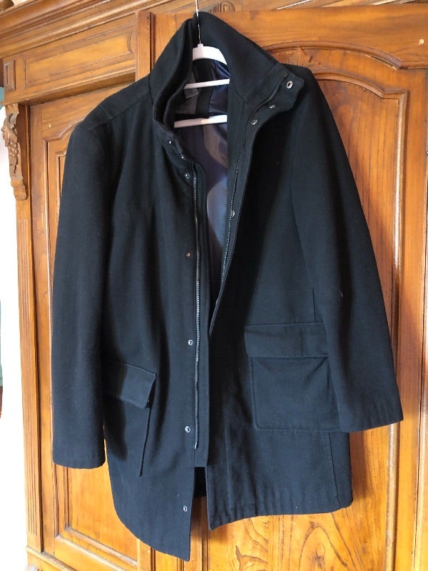 Manteau noir homme C&A taille L