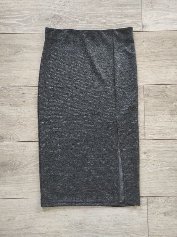 Jupe crayon fendue Jennyfer noir