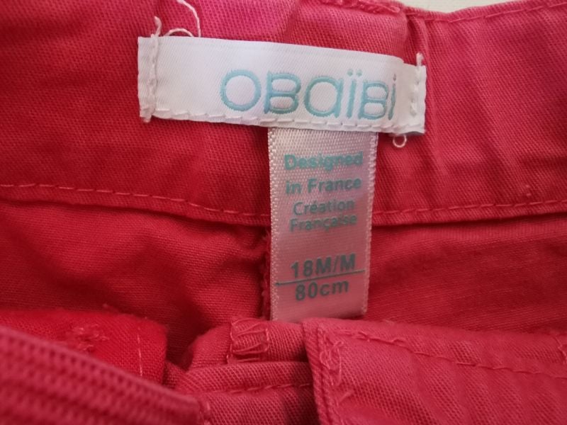 Short bébé fille