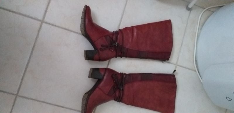 Bottes avec petits talons