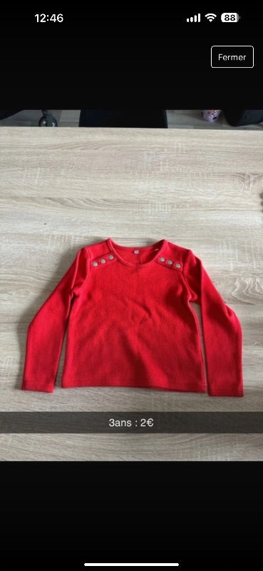 Pull fille