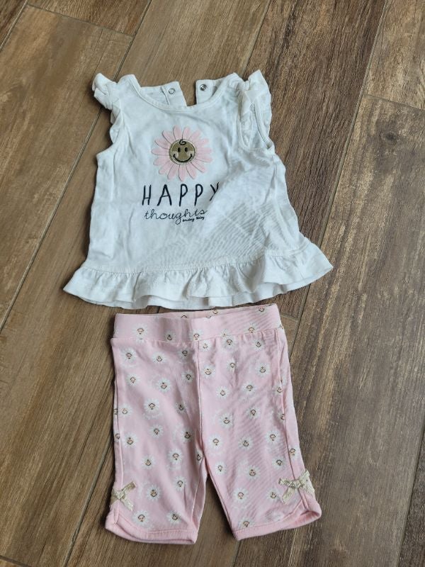T shirt pantalon été fille 3 mois