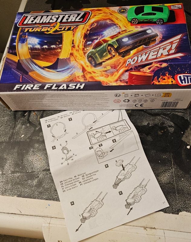 Circuit Teamsterz, turbo city, fire flash
