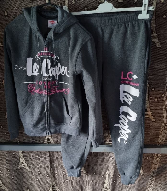 Ensemble de sport Lee Cooper intérieur polaire  (haut taille L bas taille M)