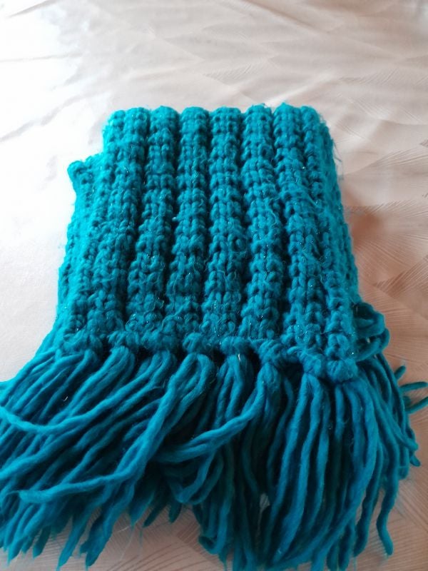 Echarpe turquoise