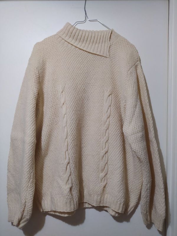 Pull en laine fait main