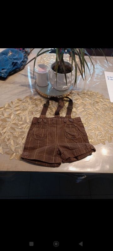 Salopette short