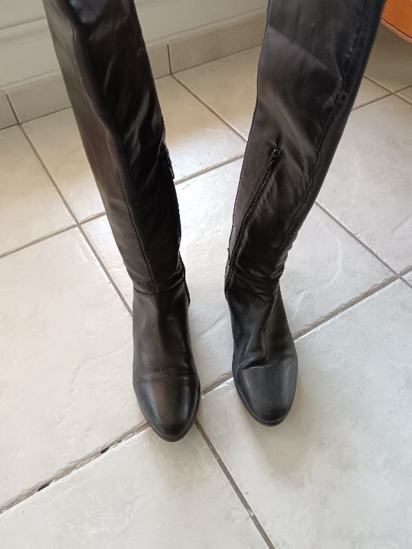 Botte en cuir