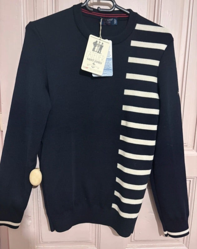 Pull marinière Saint James Laine