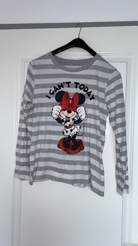 Haut / Pull manches longues de pyjama Disney Minnie Mouse taille S femme primark