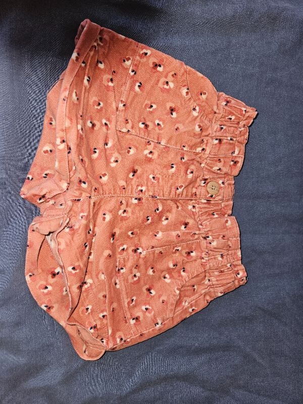 Short velours  fille