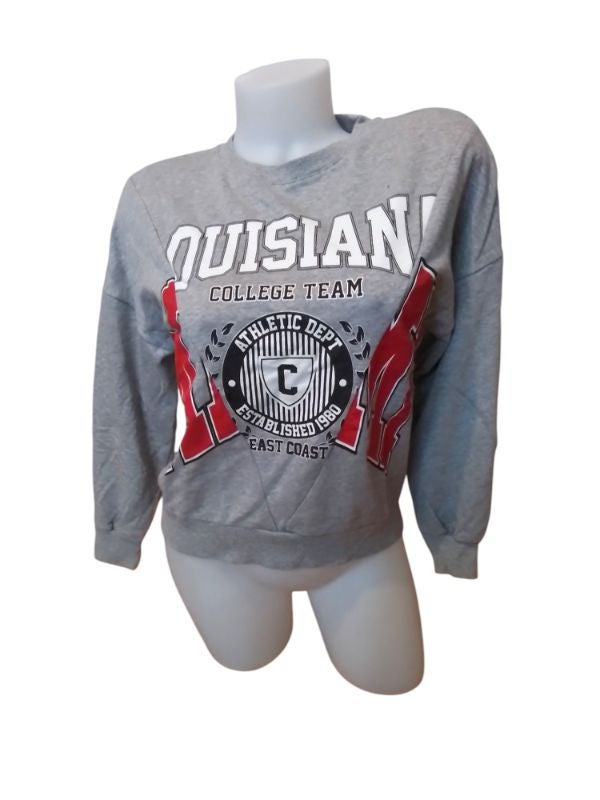 Pull court gris