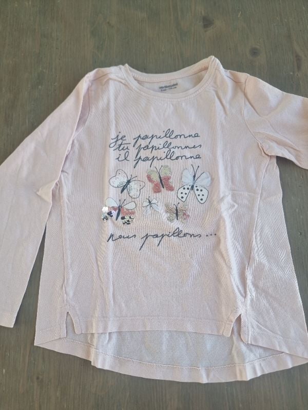 Tee shirt manches longues pour fille