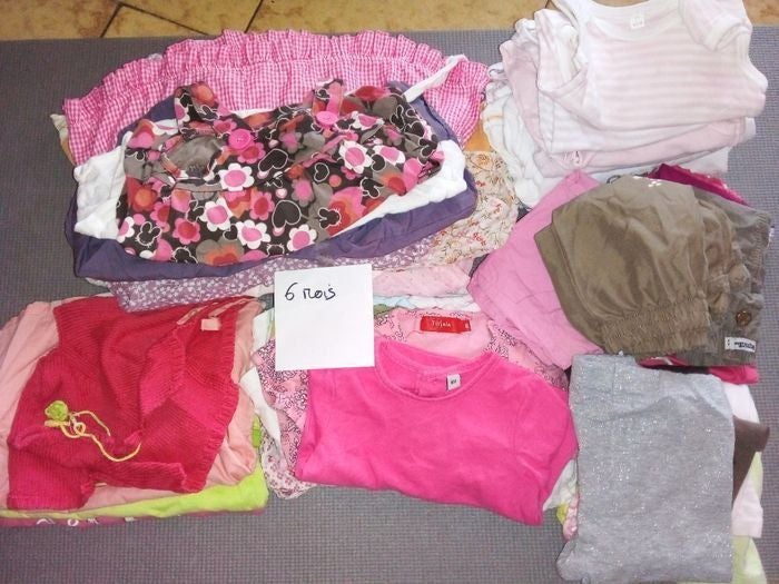 Lot de 62 vêtements