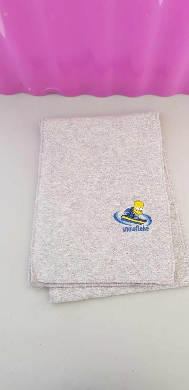 Echarpe chaude et douce Bart Simpson