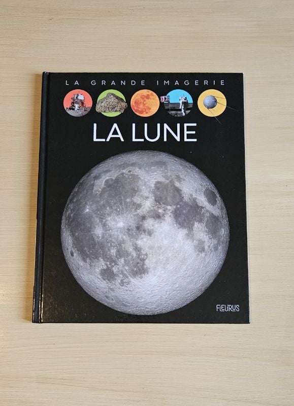 Livre La grande imagerie La lune