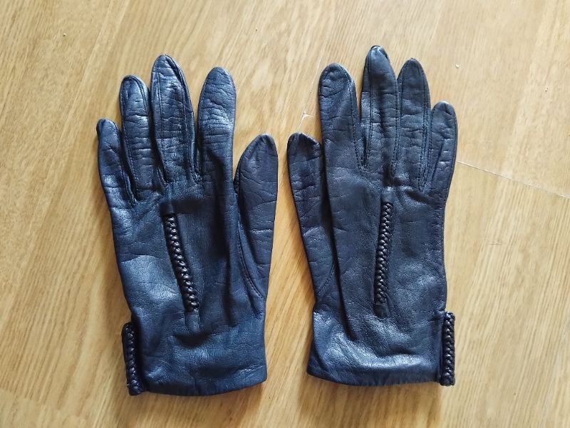 Gants en cuir vintage