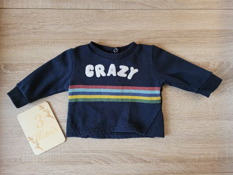 Sweat Kiabi 3 mois 56-62cm