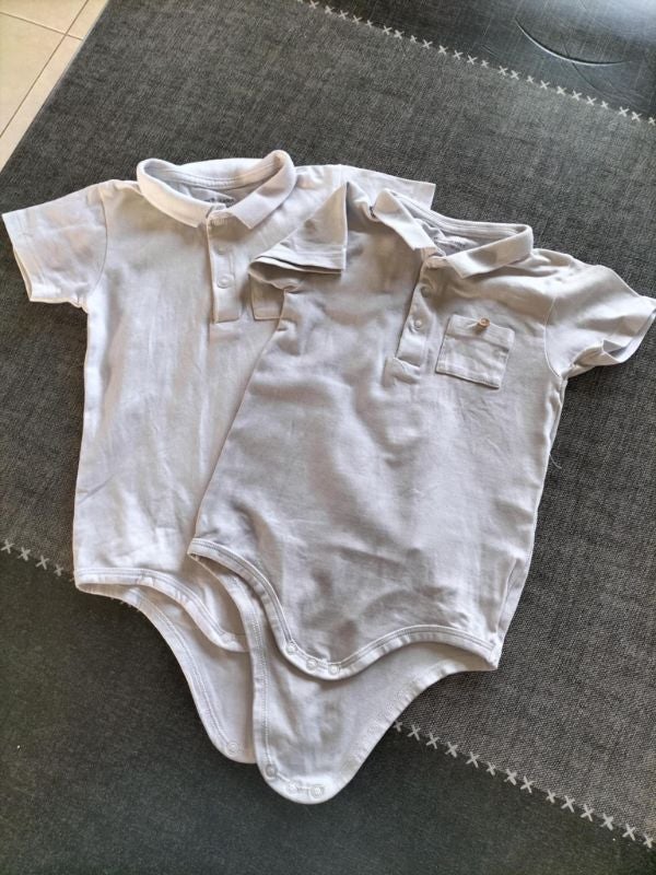 Lot de 2 Bodys Vertbaudet