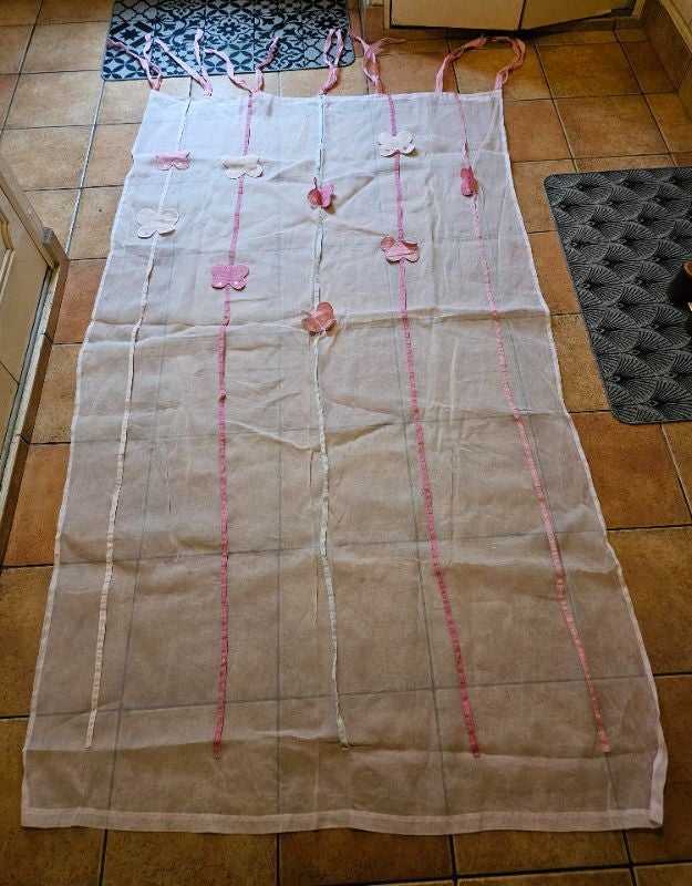 Rideaux (paire) enfants en tulle Vertbeaudet