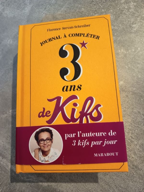 Livre journal à compléter 3 ans de kifs