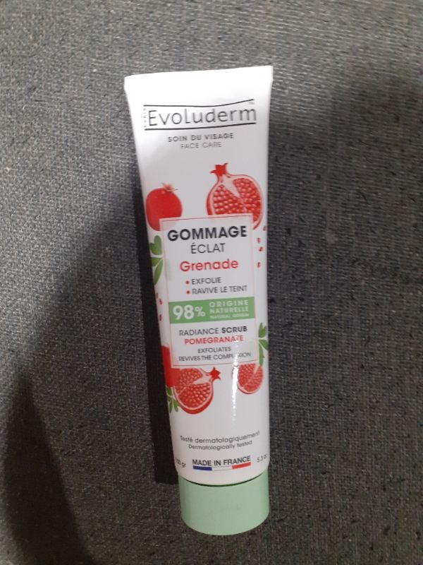 Gommage éclat à la grenade Evoluderm