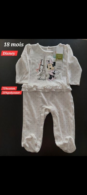 Grenouillère Minnie fille 18mois