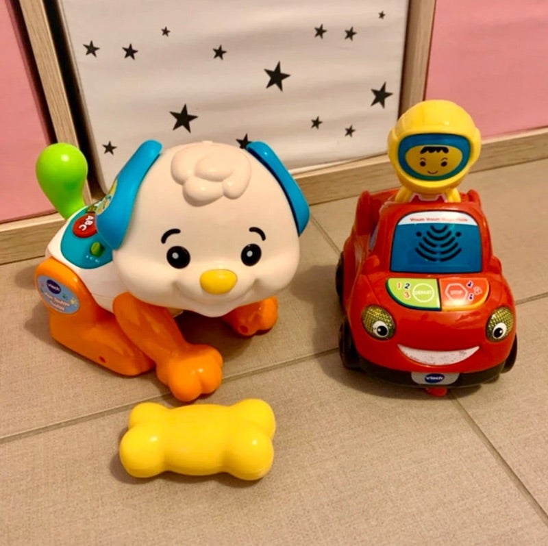 Mon toutou toufou + Vroom Vroom magic pilot Vtech