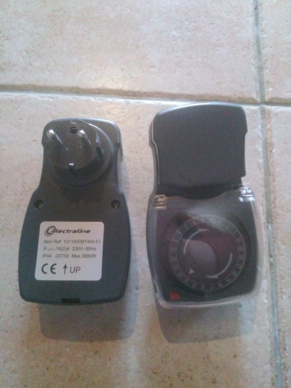 Lot de 2 programmateurs prise