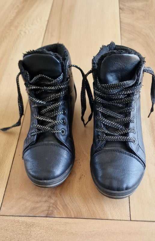 Baskets montantes noires