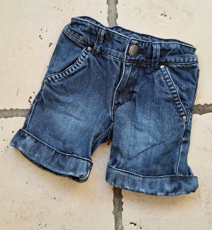 Short en jean bleu - Tex Baby - 3 ans